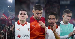 Braga players are moved to tears by the reaction of fans in Germany