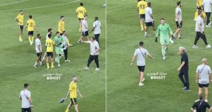 Jorge Jesus 'doesn't pass the ball' to Al Nassr goalkeeper after colossal error 12 seconds from the end of the match