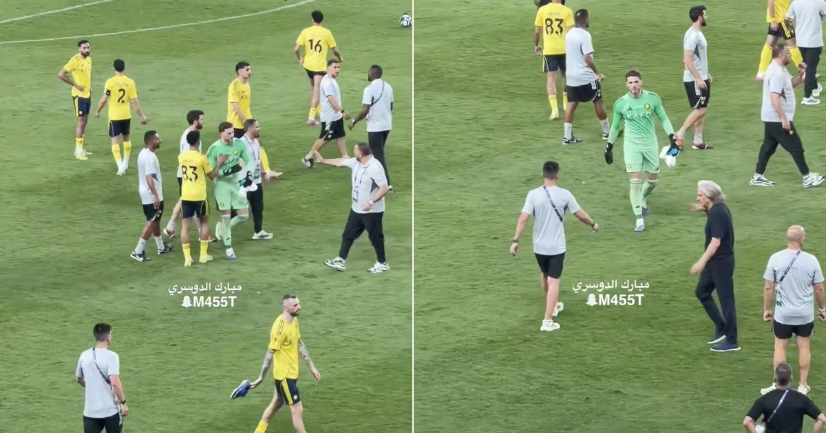 Jorge Jesus 'doesn't pass the ball' to Al Nassr goalkeeper after colossal error 12 seconds from the end of the match