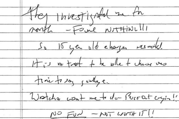 A judge publishes Jeffrey Epstein's alleged suicide note and one sentence unleashes all the unknowns again