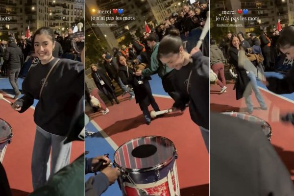Madalena Aragão becomes the protagonist playing the drum with the PSG star