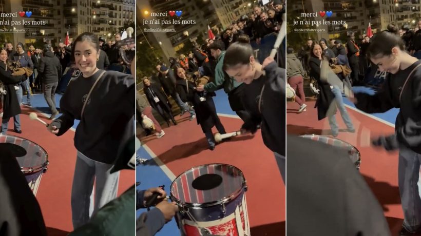 Madalena Aragão becomes the protagonist playing the drum with the PSG star