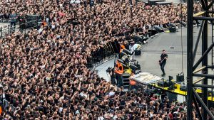 Metallica rocked the crowd playing 'Zorba' and 'Holes'