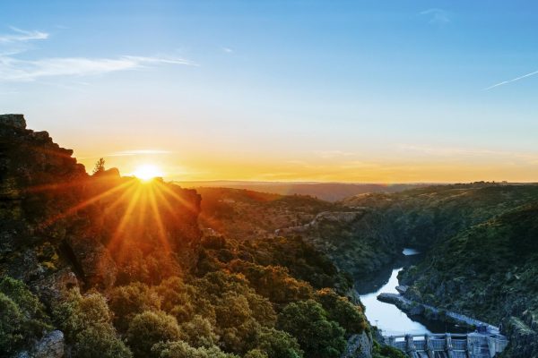 This postcard-worthy setting is the easternmost point of the country and it is there that the sun rises first in Portugal