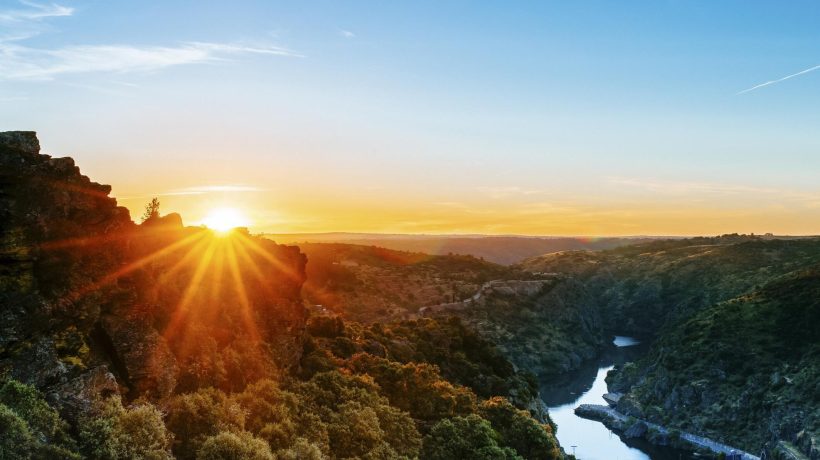 This postcard-worthy setting is the easternmost point of the country and it is there that the sun rises first in Portugal