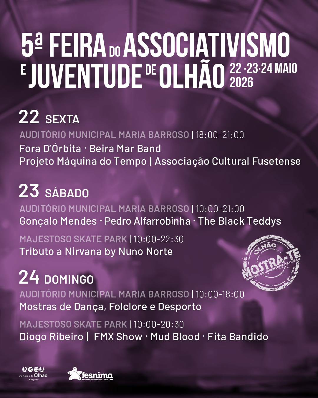 Association and Youth Fair returns to Olhão with music, dance and sport