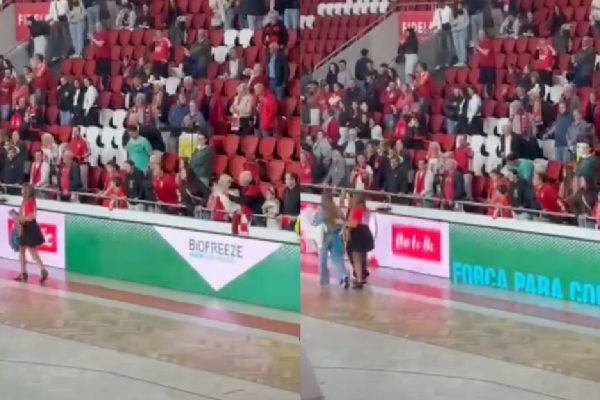 Rita Pereira insulted by Benfica fans at a women's basketball game