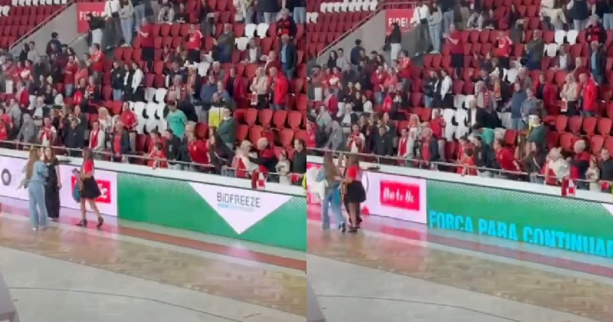 Rita Pereira insulted by Benfica fans at a women's basketball game