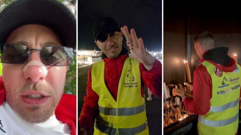 Rui Freitas shows arrival in Fátima after “six days” of pilgrimage: “It’s an inexplicable emotion…”