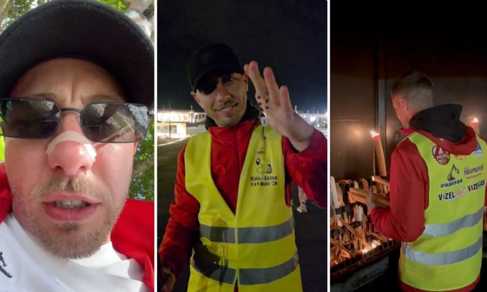 Rui Freitas shows arrival in Fátima after “six days” of pilgrimage: “It’s an inexplicable emotion…”