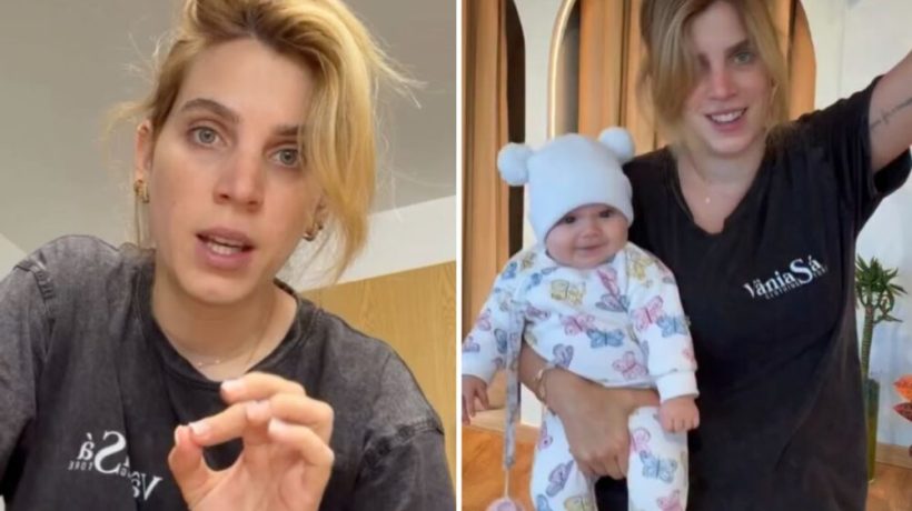 Vânia Sá reacts to criticism after video “shaking” her daughter: “Internet idiots…”