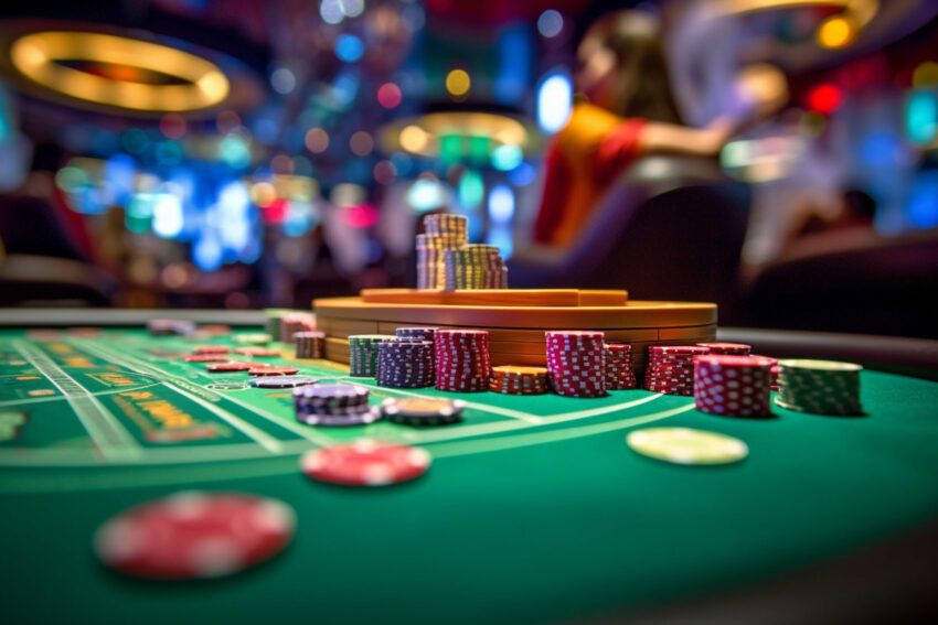 Casino chips. Credit: Magnific AI