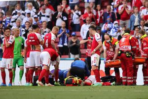 Eriksen falls down again, inanimate. Private between Denmark and Ukraine canceled
