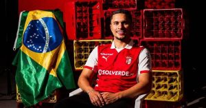 Brazilian striker Gabriel Silva at Sporting de Braga for five seasons