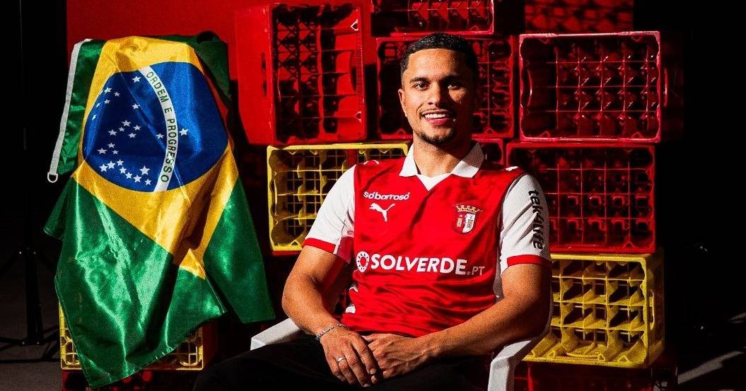 Brazilian striker Gabriel Silva at Sporting de Braga for five seasons