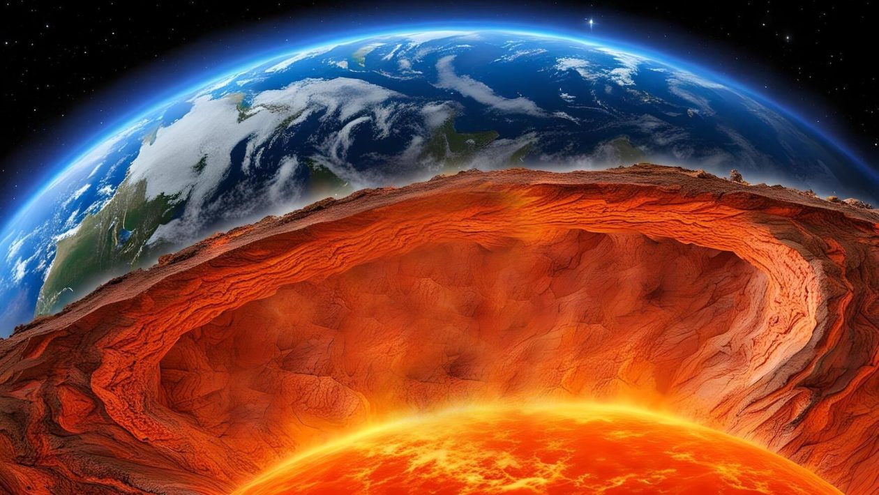Part of the Earth's core has changed direction. No one really knows why