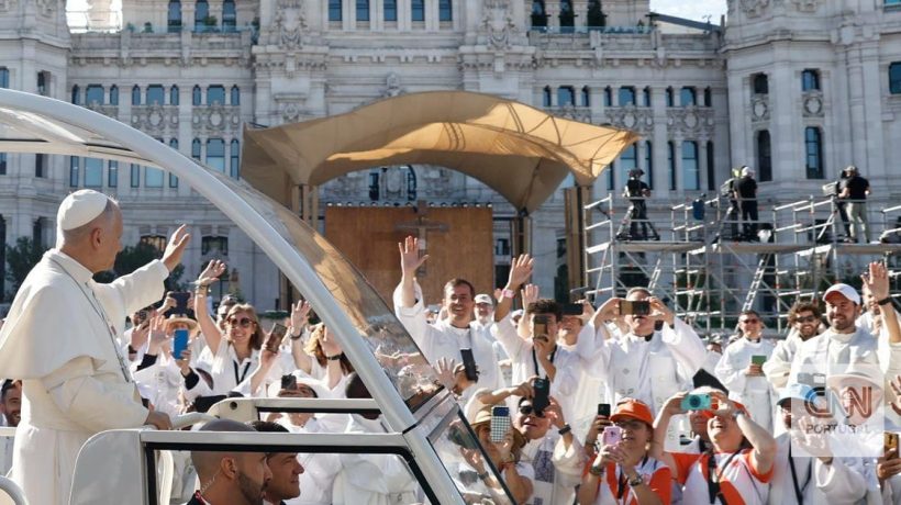 More than a million people at mass with Pope Leo XIV in the center of Madrid