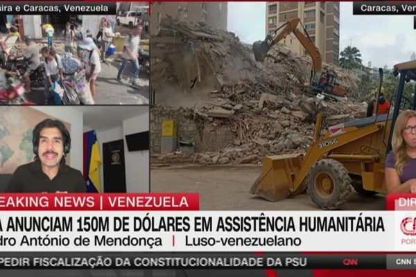 "We ask the Portuguese people for help": the appeal of a Portuguese-Venezuelan man after the earthquake