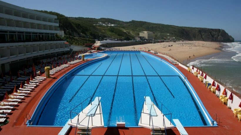 Piscina oceânica do Arribas Hotel.