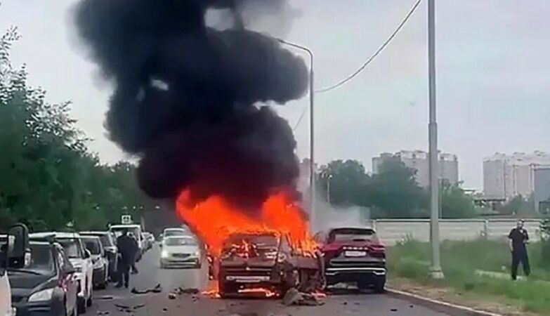 Car rigged with bomb kills senior Russian military officer near Moscow