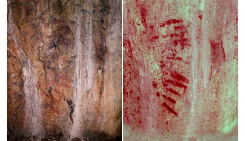UK's oldest rock art discovered in cave in Wales