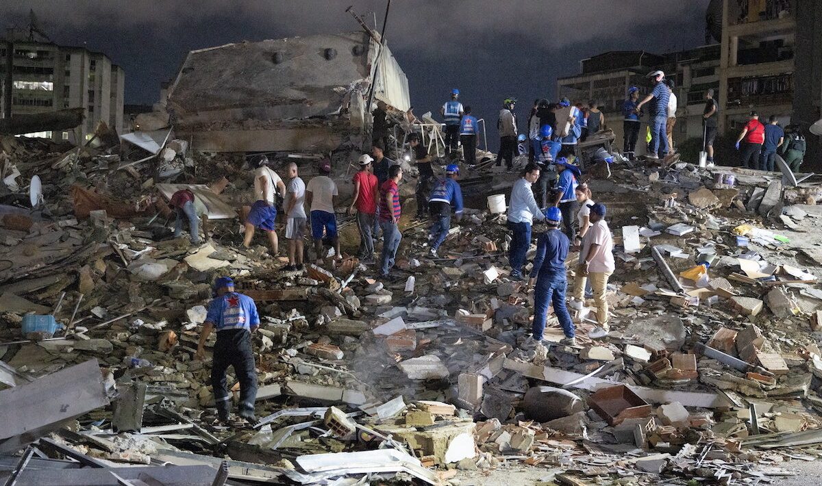 Double earthquake hits Venezuela. USGS estimates there could be tens of thousands of deaths