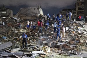 Double earthquake hits Venezuela. USGS estimates there could be tens of thousands of deaths