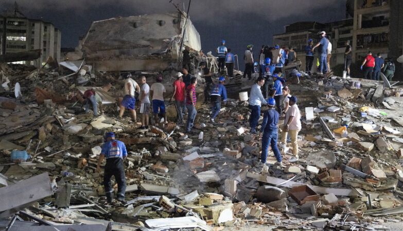 Double earthquake hits Venezuela. USGS estimates there could be tens of thousands of deaths