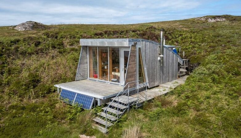 A remote island with a cabin in Scotland goes up for auction for 400 thousand euros