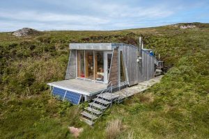 A remote island with a cabin in Scotland goes up for auction for 400 thousand euros