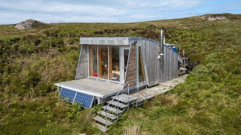 A remote island with a cabin in Scotland goes up for auction for 400 thousand euros