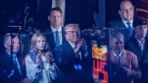 Madison Square Garden boos Trump during his attendance at the NBA finals