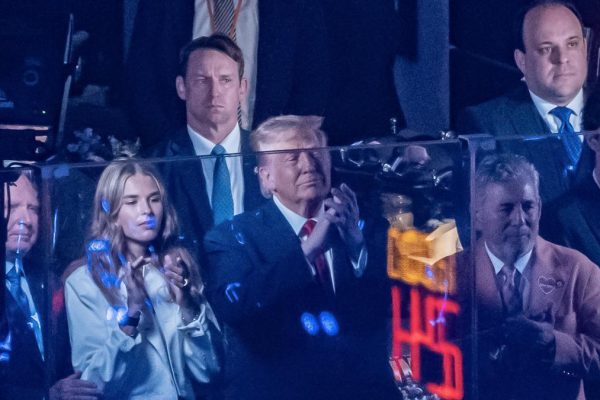 Madison Square Garden boos Trump during his attendance at the NBA finals