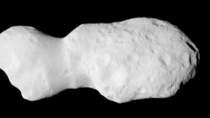 Peanut-shaped asteroid that wobbles like an unstable top discovered