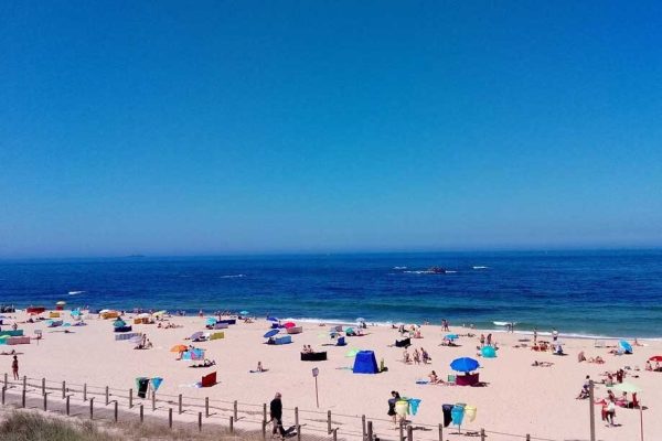 Praia de Leça da Palmeira.