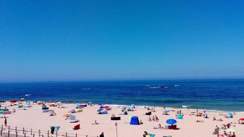 Praia de Leça da Palmeira.