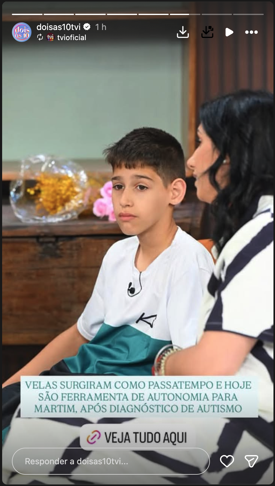 Cristina Ferreira receives a gift from a young man with autism and thanks him: “You know I believe…”