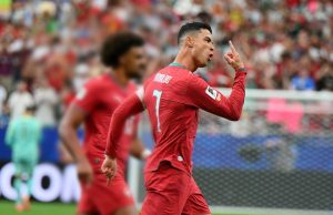 It wasn't yessss, it was shiiiuu! Ronaldo scores in the sixth World Cup and Portugal overtakes Uzbekistan