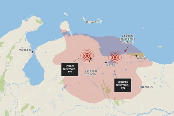 Earthquake in Venezuela: what is known, maps, graphs, photos and videos of the seismic doublet
