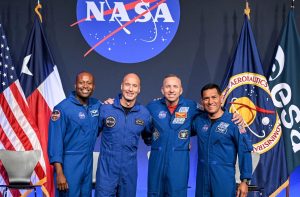 Here's the crew of Artemis III. The first European is the Italian who almost drowned in space