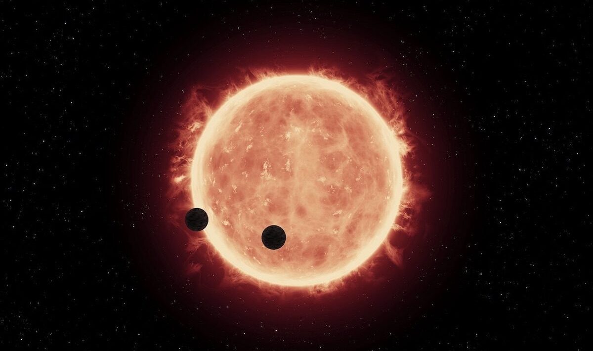 Red dwarfs caught “swallowing Earths”
