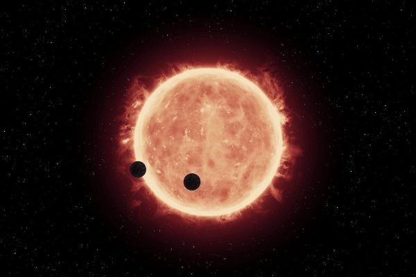 Red dwarfs caught “swallowing Earths”
