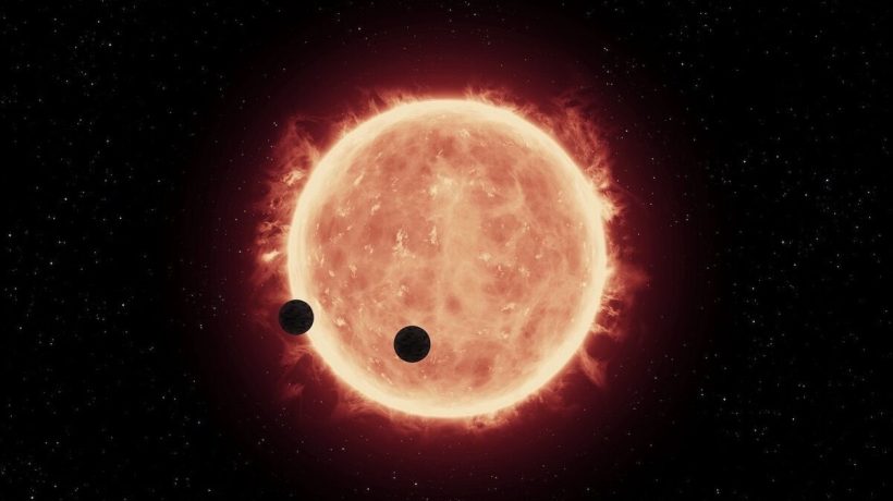 Red dwarfs caught “swallowing Earths”