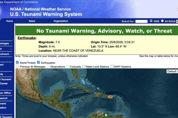 What is a seismic doublet like the one that occurred in Venezuela?