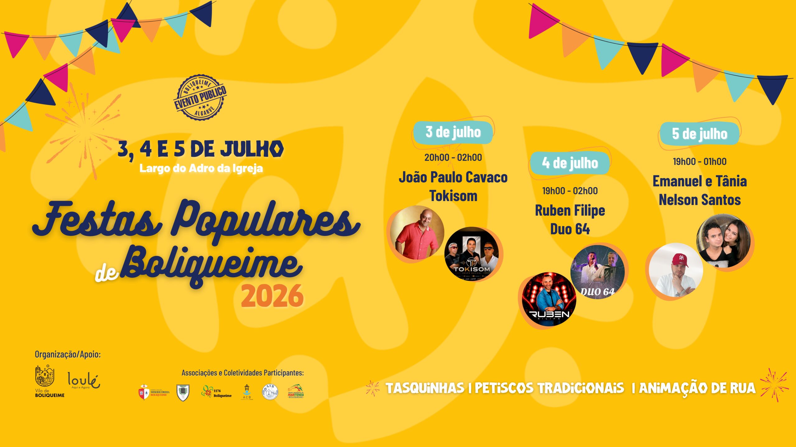 Popular music and snacks liven up Popular Festivals in Boliqueime