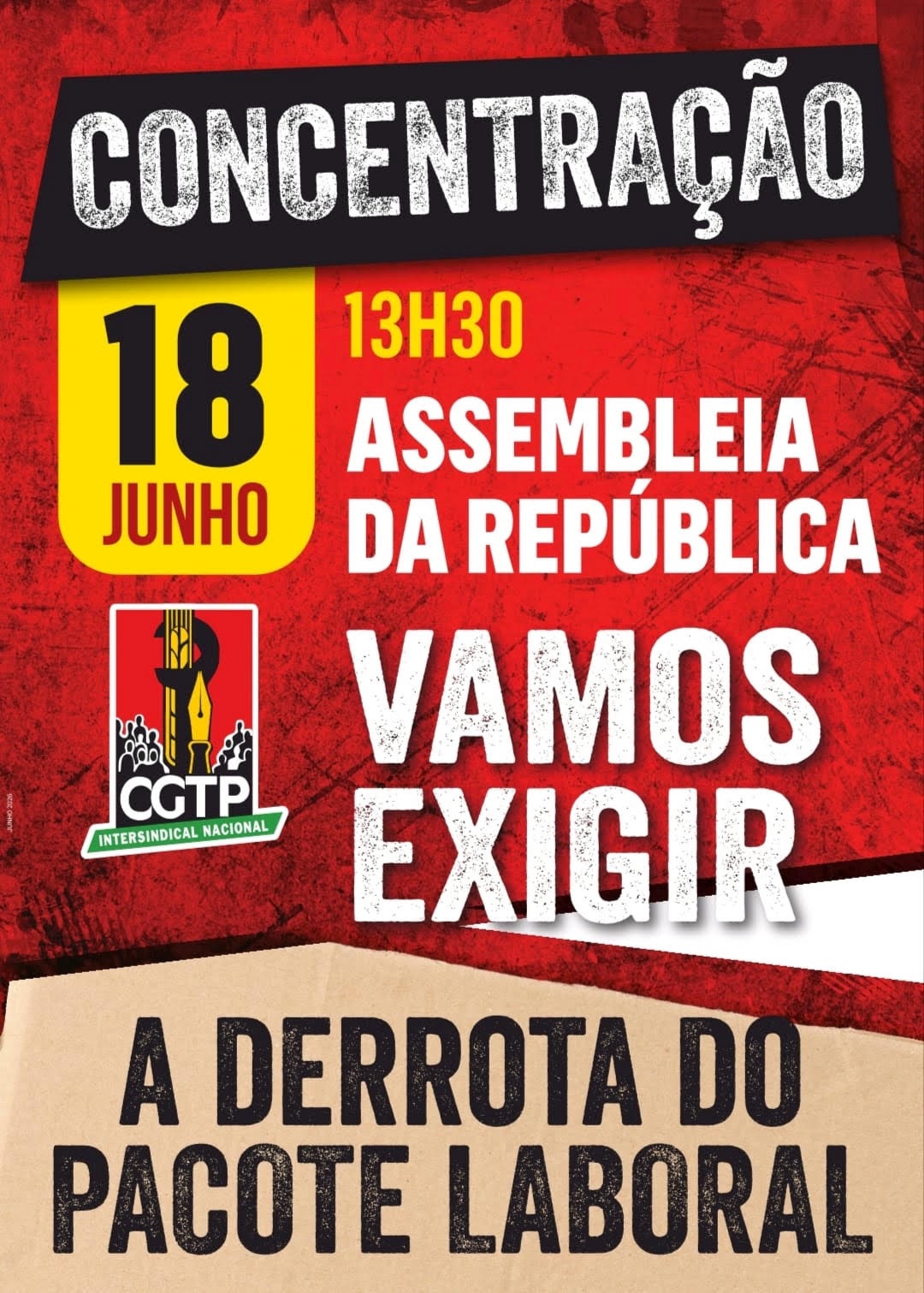Algarve workers join the concentration against AR against labor package