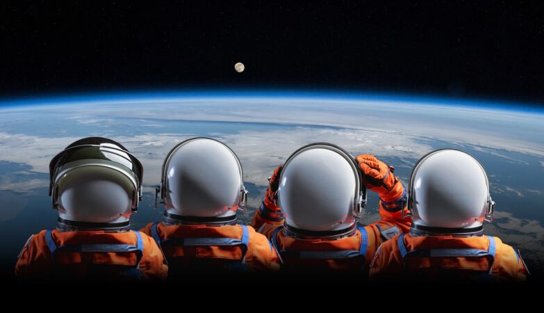 Here's the crew of Artemis III. The first European is the Italian who almost drowned in space