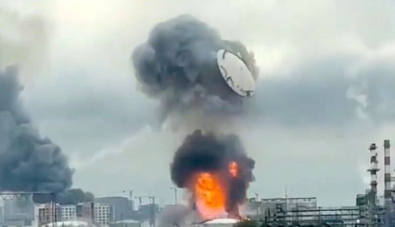 There are flying saucers in Moscow. This is war coming to the heart of Russia