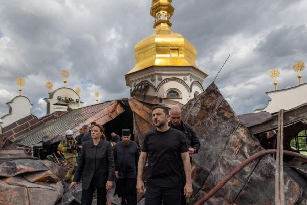 Russia hits the Dormition Cathedral, an 11th century Ukrainian jewel, in an attack that leaves nine dead