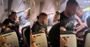 Former MMA fighter immobilizes passenger who tried to open plane door